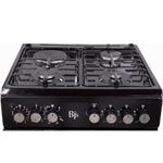 BJS Quality Standing Cooker 60x60 3-GAS+1 Hot Plate With Turbo-FAN Quality Standing Cooker