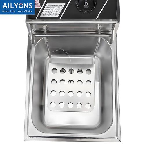 AILYONS EH81, 6 Litres Stainless Steel Tank Electric Deep Fryer, Commercial &amp; Home Use, Chips/Chicken/Mandazi  (1YR WRTY)