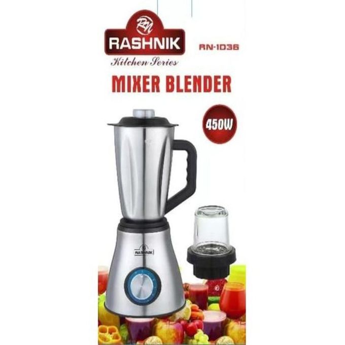 Rashnik  Blender, 2 in 1 with Grinder, 450W RN-1036