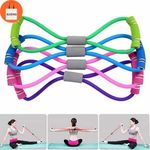 Portable Elastic Rubber Expander Rope Exerciser Sports Muscle Resistance Bands Pilates Yoga Belt Sports Women /Men Fitness Equipment
