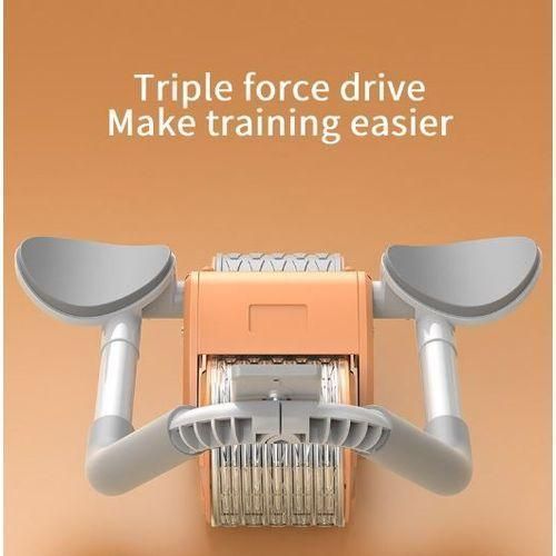 Automatic rebound elbow protector abdominal wheel