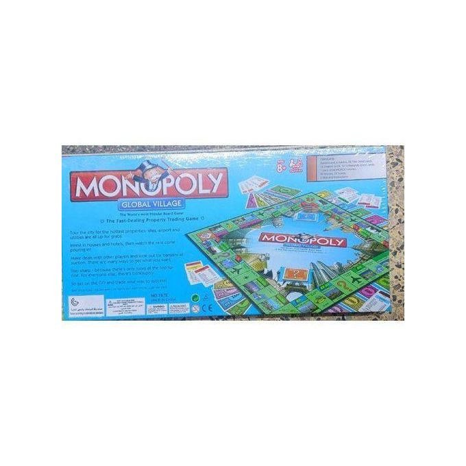Monopoly Board Game-Global Village