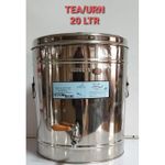 Redberry 10Ltr Double Wall Insulated Stainless Steel Tea Urn for Home, Events, Restaurants Use