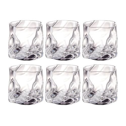 Nice One Set of 6pcs 300ML High Quality Shining Whiskey Glasses  Cup (ES7040 GLASS CUP C)