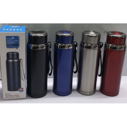 600Ml Pure Healthy Happy Thermocup With Sling Handle