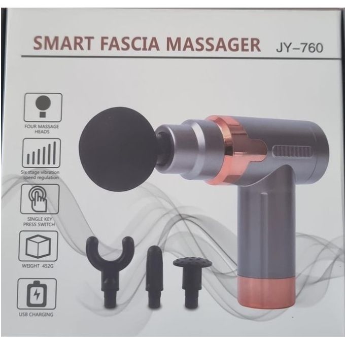 Rechargeable 6 Speed Fascial Massage Gun with 4 different massage heads Ksh 3478