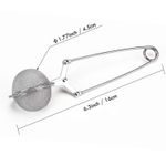 Snap Ball Filter – 1PCS Steel Mesh Infuser for Tea &amp; Dental Tools (Autoclavable, Fine Mesh)