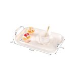 3 Piece Elegant Multi-Purpose Rectangular Large Capacity Serving Tray