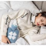 1L Hot Water Bottle With Cover (Blue)