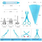 42 Piece Cake Decorating Supplies Piping Bags And Tips Set