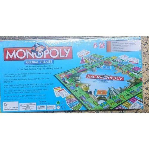 Monopoly Board Game-Global Village