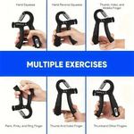 VIC Grip Strength Trainer, Hand Squeezer Adjustable Resistance, Hand Grip Strengthener