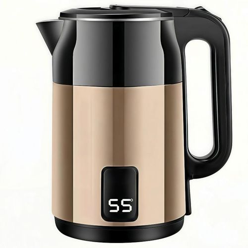 3L Electric Kettle Water Heater Coffee 1500W Fast Heating Golden , Boiling Dry Protection 100% True Boiling