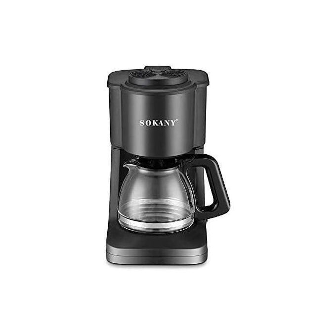 Sokany Coffee Maker SK 124 Electric Drip Coffee Machine Fast Brewing Compact Design for Home Office and Kitchen Daily Coffee Preparation