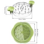 Flushrenic Chicken meat grinder,Chicken Shredder,Large Chicken Breast Shredder Tool Twist With Brush&amp;Fork