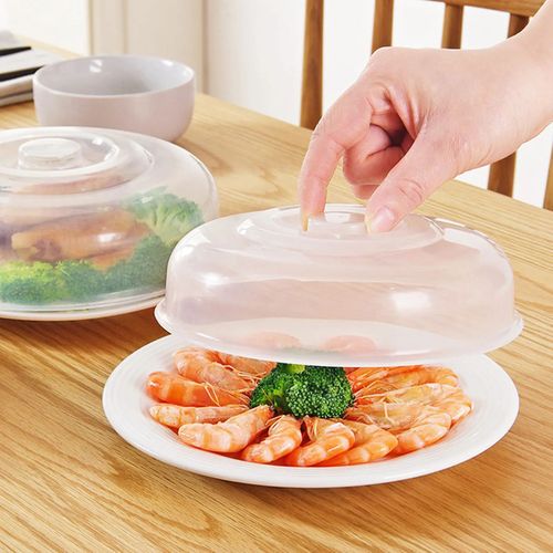 12pcs Microwave Safe Cover Dish Plate Lid Hot Food Lids For Kitchen