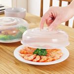 12pcs Microwave Safe Cover Dish Plate Lid Hot Food Lids For Kitchen