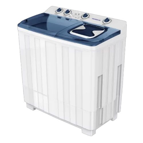 Vision Plus 12KG Twin Tub Top Load Washing Machine – Turbo Dry, Rodent Protection, Washes Duvets &amp; Blankets, Low Power, White &amp; Blue (2YRS WRTY)