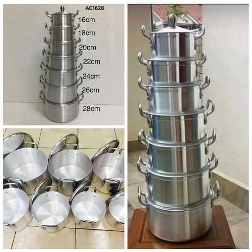 TC 17 Pieces Heavy Aluminium Cooking Pot Sufuria Set