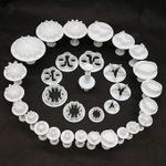 33pcs bake tool flower plunger fondant mold cutter