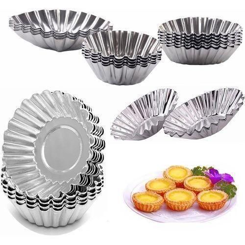 20pcs Egg Tart Molds, Multi-Function Cake Molds, Cupcake Molds, Baking Tools