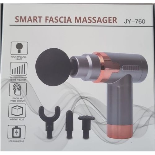 Rechargeable 6 Speed Fascial Massage Gun with 4 different massage heads Ksh 3478