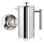 350ml Double Wall Stainless Steel French Press