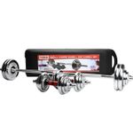 50kgs  Weights Set Dumbbells/barbell  With A Portable  Case