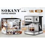 Sokany Espresso Coffee maker Machine, Espresso Machine, Espresso Maker 850W, Semi Automatic Espresso Machine, Barista Coffee Machine with Steam Pump, Cappuccino Latte Machine
