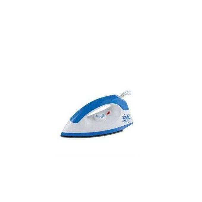 ElectroMate Dry Electric Iron Box – 1000W Lightweight Iron with 5-Gear Temperature Control &amp; Non-Stick Soleplate