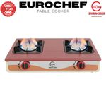 Eurochef ST-SUPER02 Heavy Duty Gas Cooker with Cast Iron Burners, Stainless Steel Panel &amp; Auto Ignition