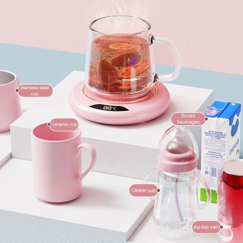Coffee Mug Warmer, Cup Warmer Coaster With Off For Desk USB Electric Beverage Tea Water Milk Warmer For Coffee Milk, Tea And Hot Chocolate