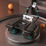 Abdominal muscle wheel roller with elbow support, automatic rebound elbow protection abdominal wheel