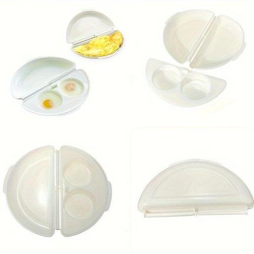 Effortless Cooking: Microwave Oven Egg Steamer &amp; Poacher, Kitchen Essential