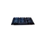 KHAL Hob 6 Gas Burner with 1 Wok Burner, Black Glass 90cm ID-6002