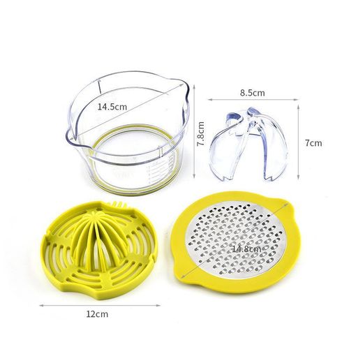 Citrus Lemon Orange Juicer Manual Hand Squeezer with Built-in Measuring Cup and Greater