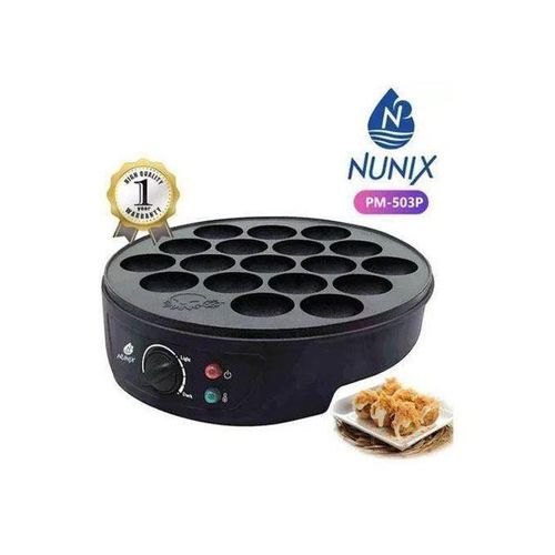 Nunix Electric Popcake Maker / Vitumbua Maker – 18-Slot Non-Stick Baking Machine