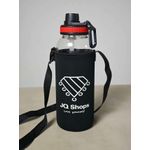 1200ML Water Bottle with Sleeve &amp; Strap Motivational Water Bottles with Straw Large Wide Mouth for Fitness, Gym and Outdoor Sports, Leak-proof &amp; BPA Free