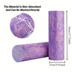 Yoga Foam Roller High-density EVA Portable &amp; Lightweight Self Massager for Back, Legs, Gym, Pilates &amp; Yoga