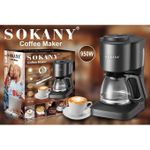 Sokany Hot Sale 6-Cup Drip Coffee Maker, Simply Brew Compact Drip Filter Coffee Machine, Front Access Easy Fill ,Auto Keep Warm Function And Smart Anti-Drip System