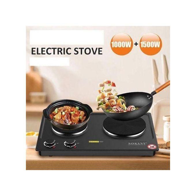 Sokany Double electric hot plate cooking stove