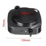 500W Mini Electric Heater/Multifunctional Kitchen Utensil - Black