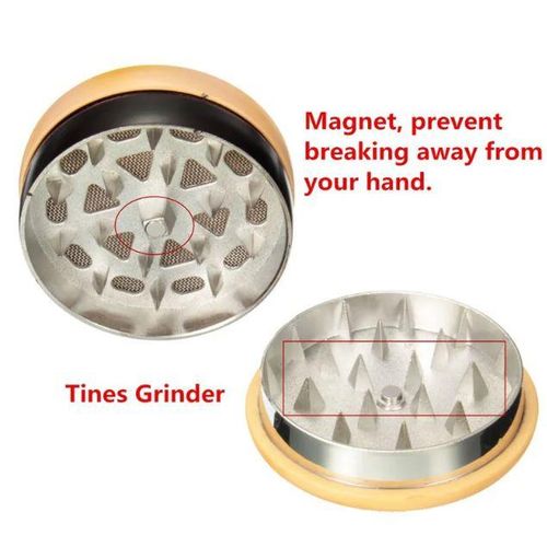 Metal Grinder spices Crusher Dried Flowers Herbs Quality Metal Spice Tobacco Herb Spice Crusher / Grinder