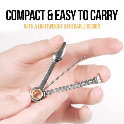 Stainless Steel 3 in 1 Pipe Tool Cleaner - Pipe Reamer Tamper Pokers Tool