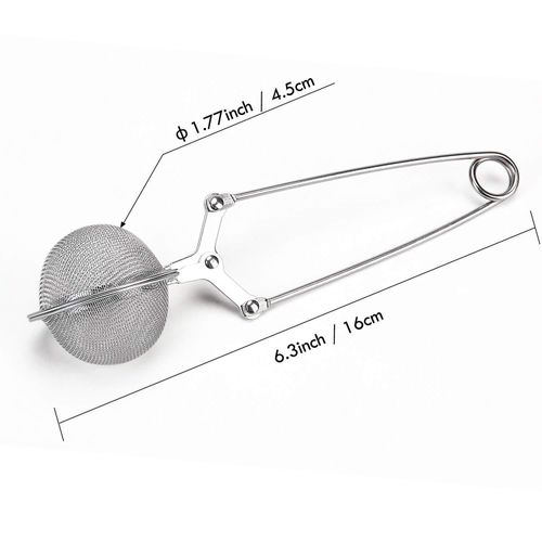 Snap Ball Filter – 1PCS Steel Mesh Infuser for Tea &amp; Dental Tools (Autoclavable, Fine Mesh)