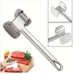 1pc Double-sided Loose Steak Hammer, Rejuvenation Needle Stainless Steel Aluminum Alloy Smash Slap