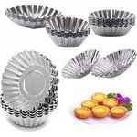 20pcs Egg Tart Molds, Multi-Function Cake Molds, Cupcake Molds, Baking Tools
