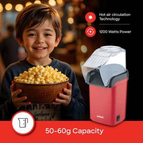 Sanford Popcorn Maker 60g 1200w SF1377PM (2YR WRTY)