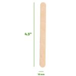100pcs Natural Wooden Food Grade Craft Sticks