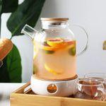 Glass Teapot With Infuser, Kettle For Stove Top, Clear Tea